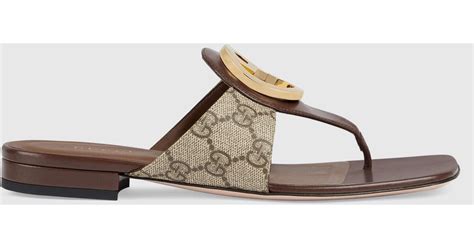 real gucci womens thong sandals|Gucci thong sandals women's.